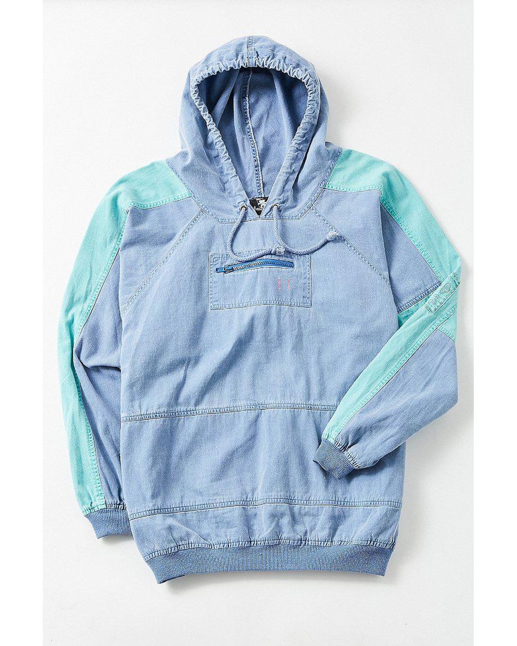 Urban Outfitters Vintage Gotcha '80s Colorblocked Hooded Jacket in Blue for  Men | Lyst