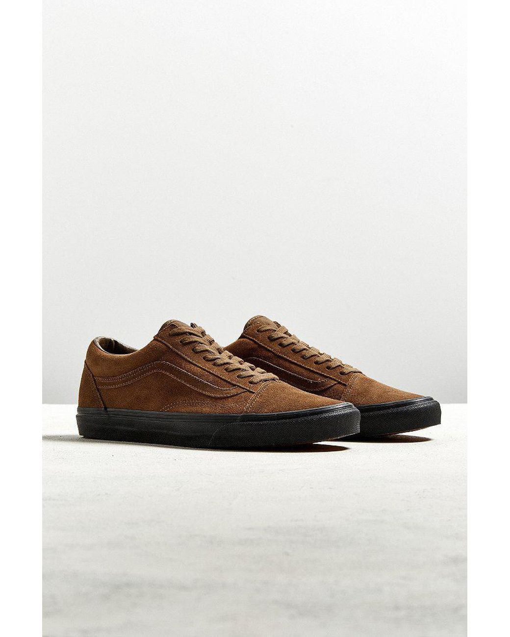 Vans Rubber Old Skool Black Sole Sneaker in Brown for Men | Lyst