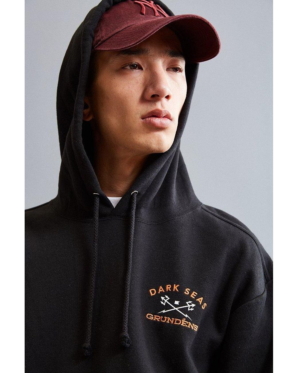 Dark Seas X Grundens Custom Hoodie Sweatshirt in Black for Men Lyst