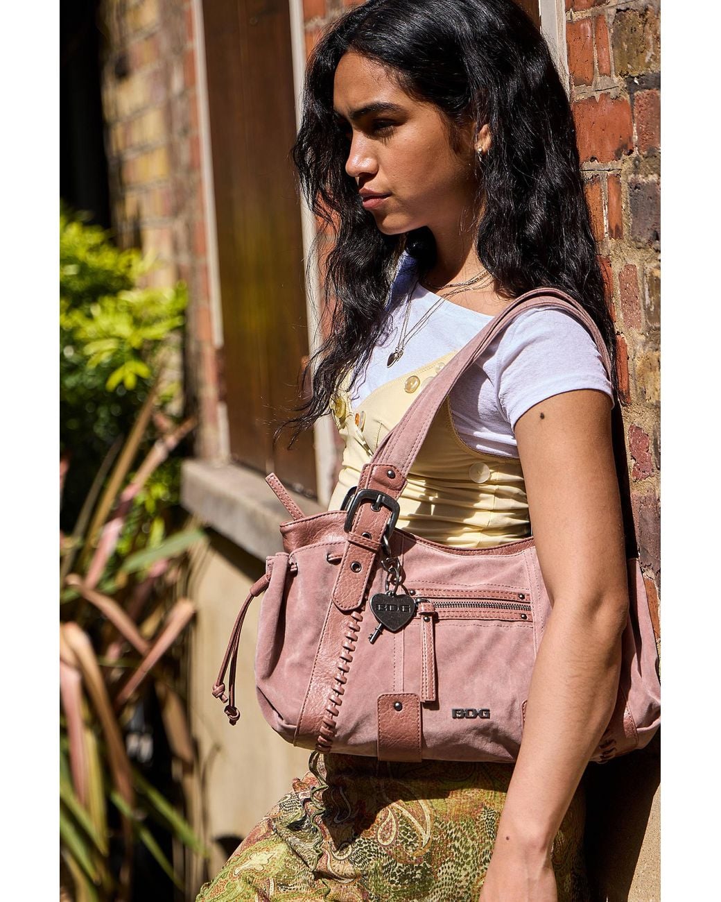 BDG Pink Lou Shoulder Bag