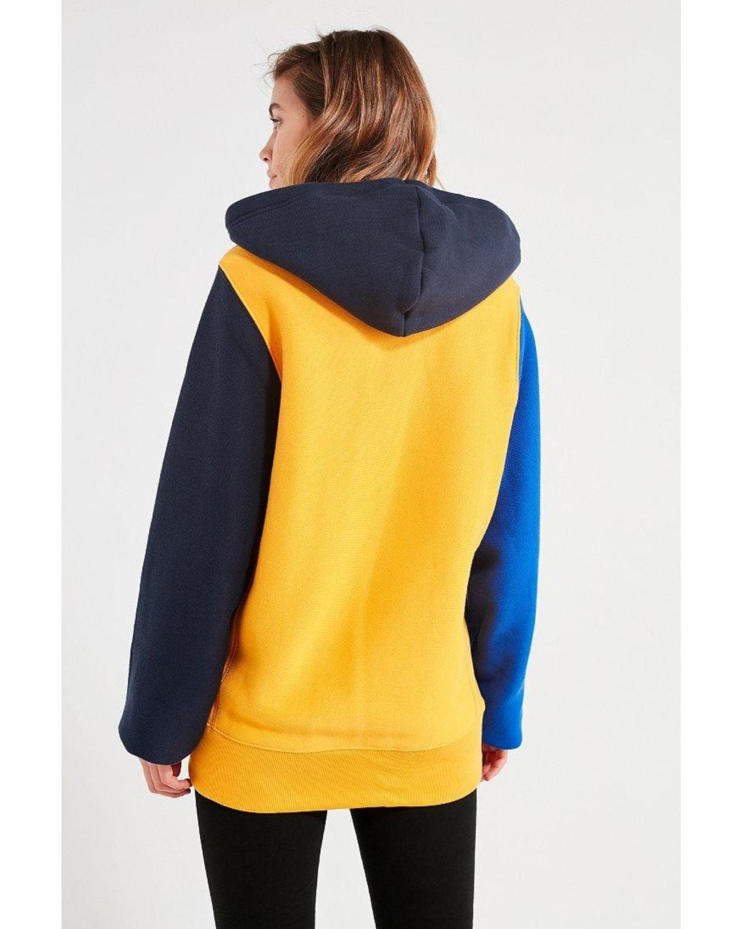 Champion Colorblock Hoodie Sweatshirt 
