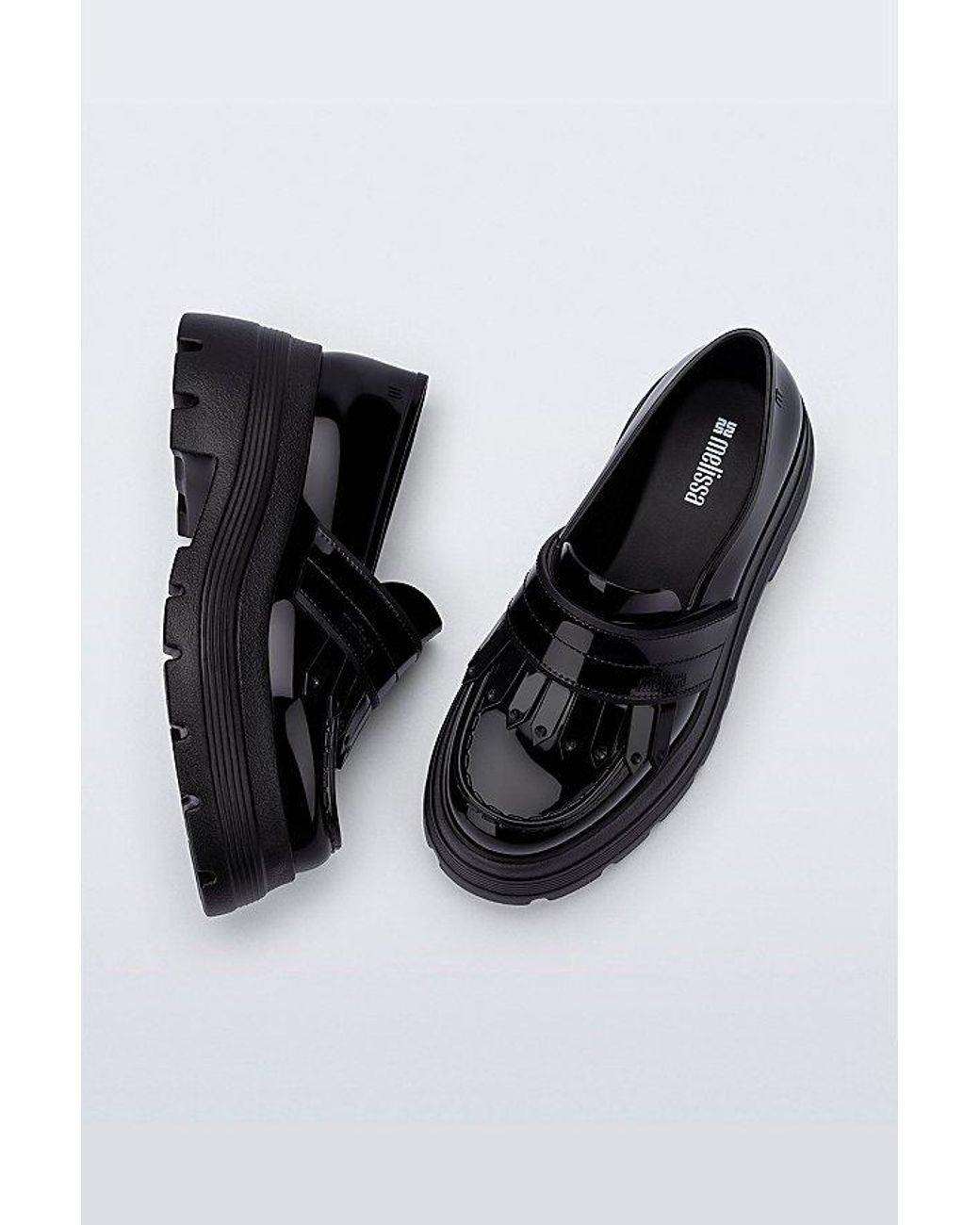 Melissa Black Royal Plus Platform Loafer