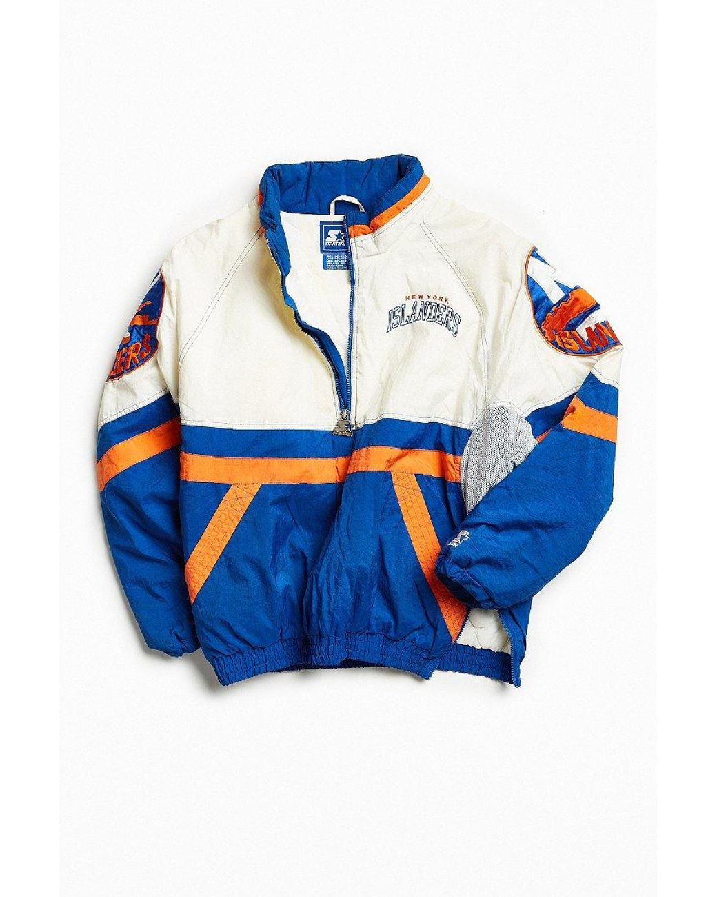 New York Islanders Youth Monogram Side Stripe Track Jacket