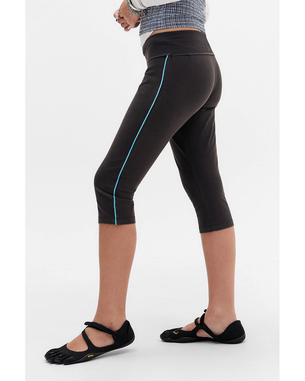 iets frans Black Kali Washed Capri Trousers Xl At Urban Outfitters