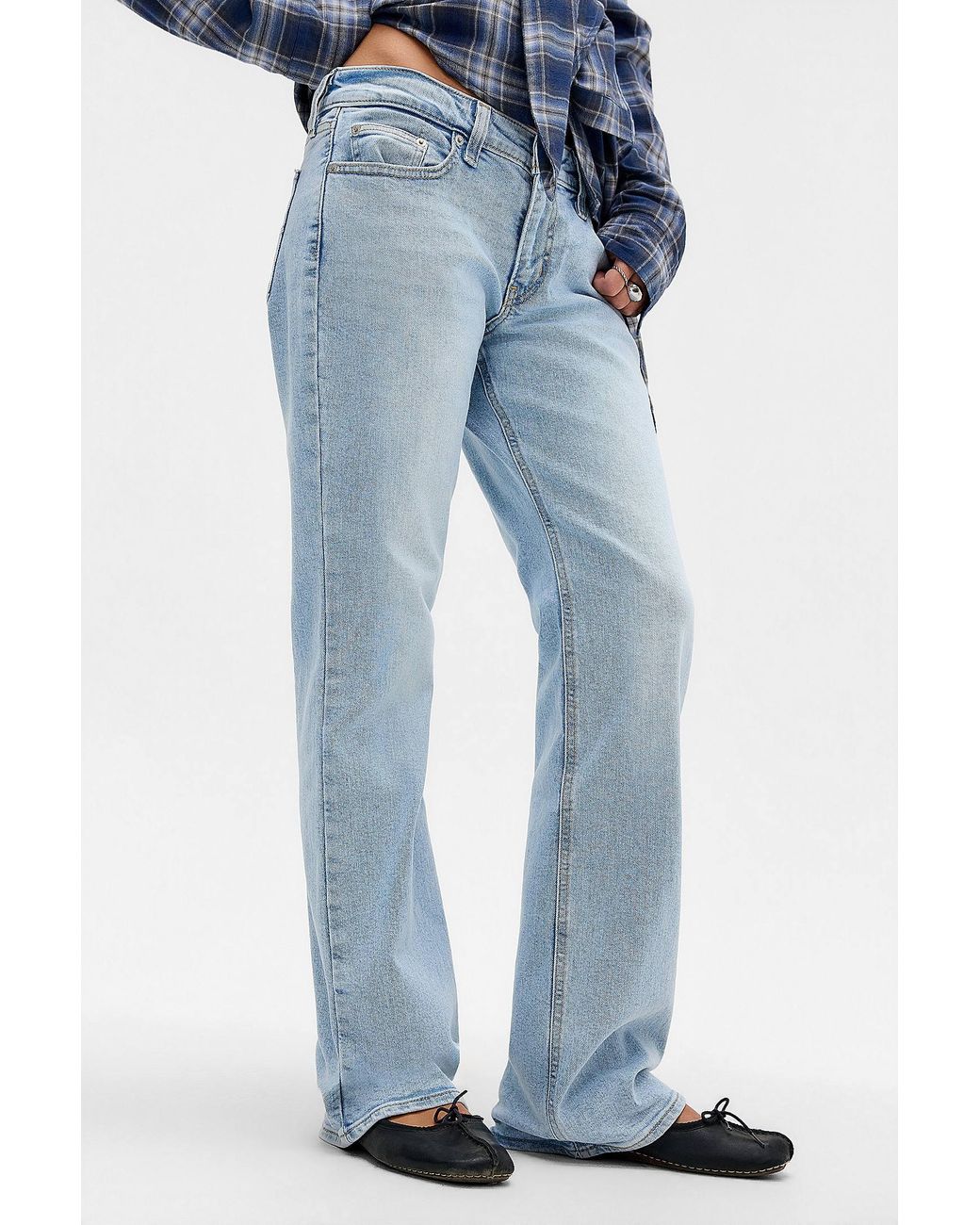 Levi's Blue Superlow Bootcut Jeans