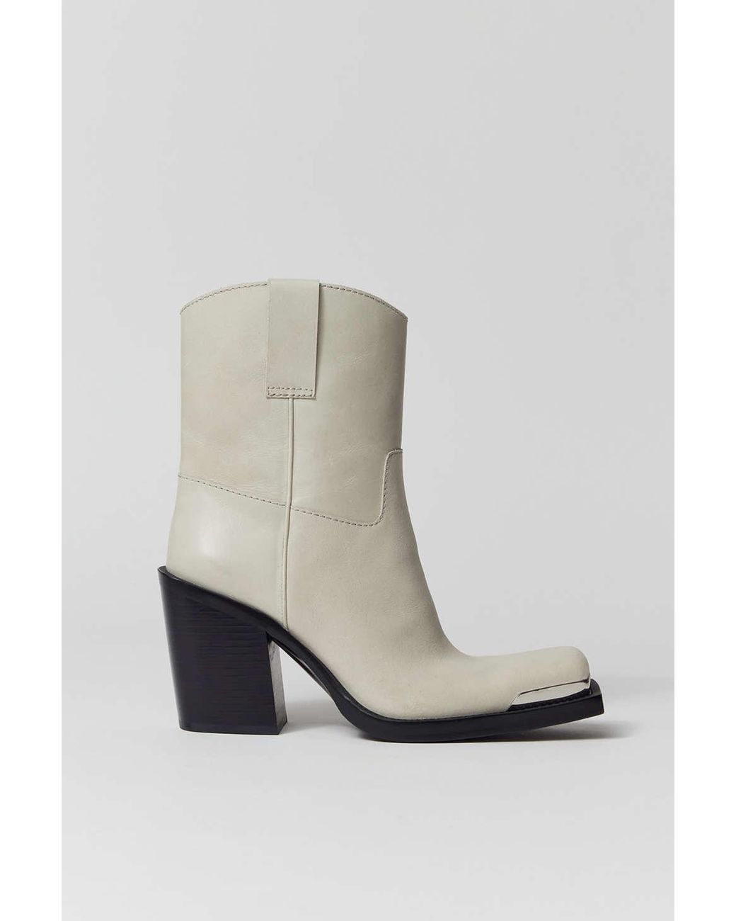 Jeffrey Campbell Mysteria Cowboy Boot In Ivory,at Urban Outfitters in White  | Lyst