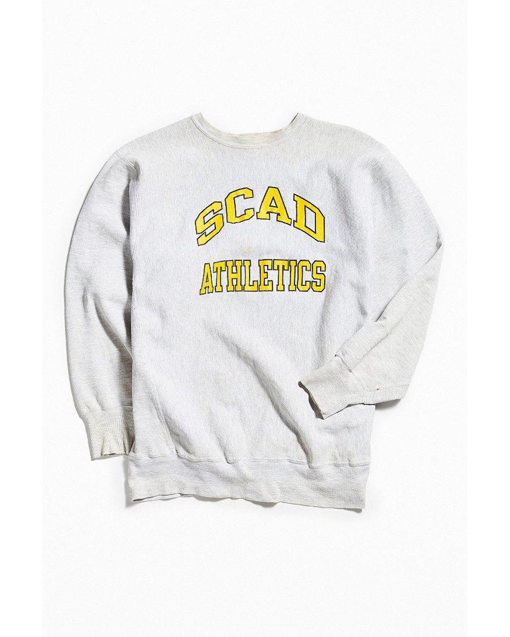Urban Outfitters Vintage Champion Scad Athletics Crew Neck Sweatshirt ...