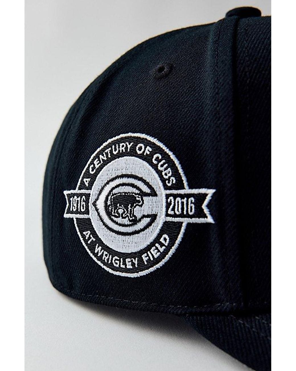 Mitchell & Ness Black Mlb Chicago Cubs Panda Pro Snapback Hat for men