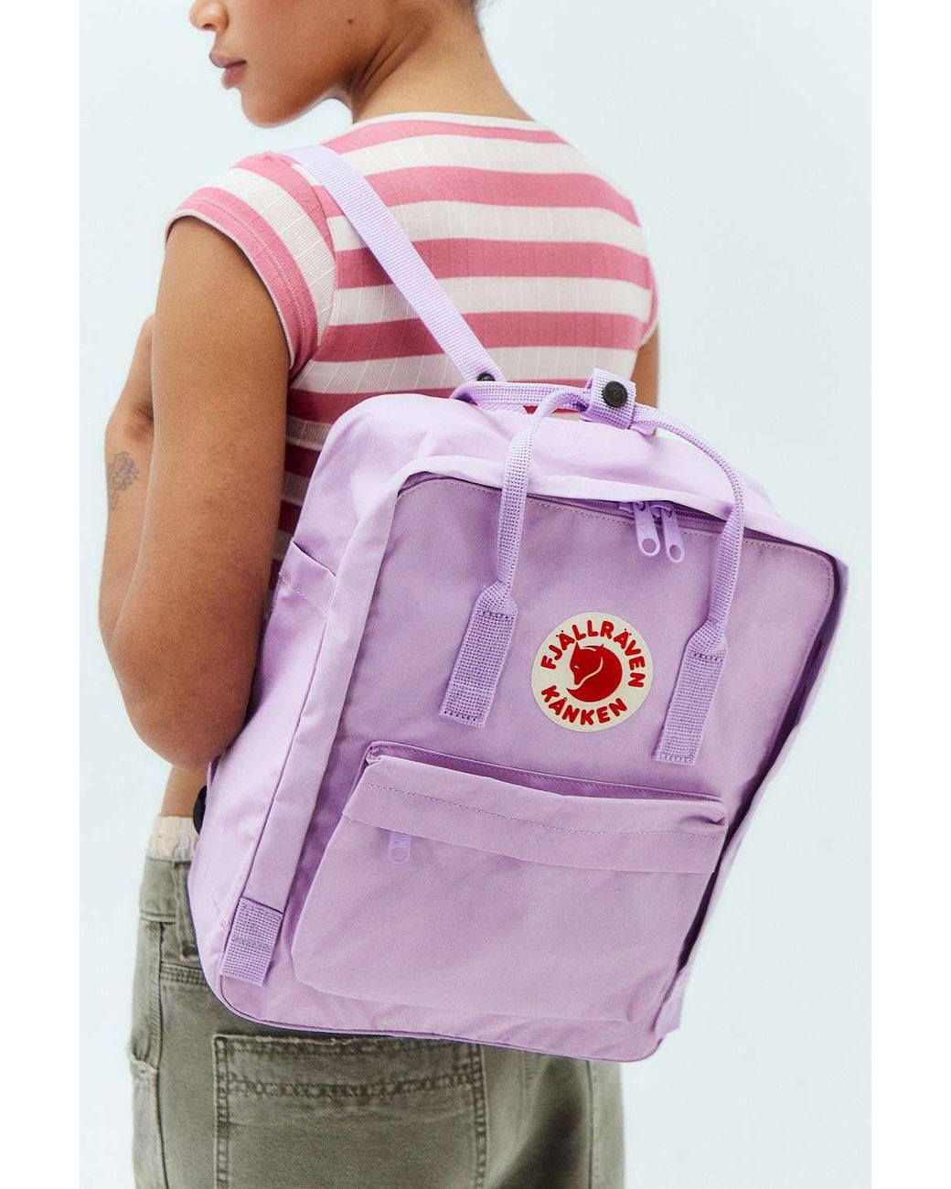 Fjallraven top lilac backpack