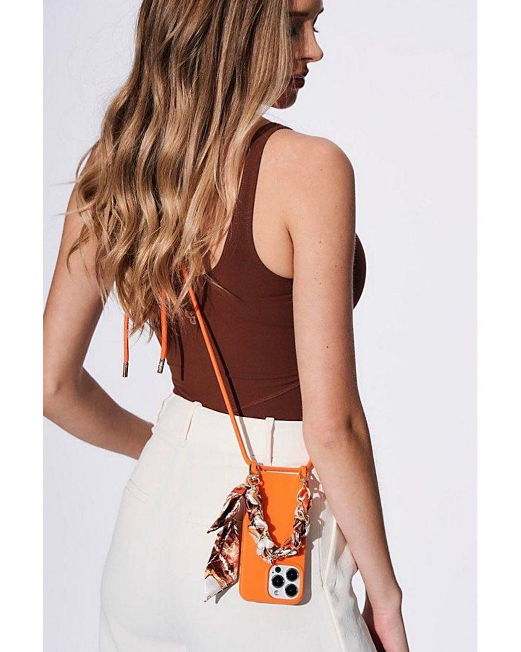 Cordée Cases Orange Lima Iphone Case + Crossbody Strap Set