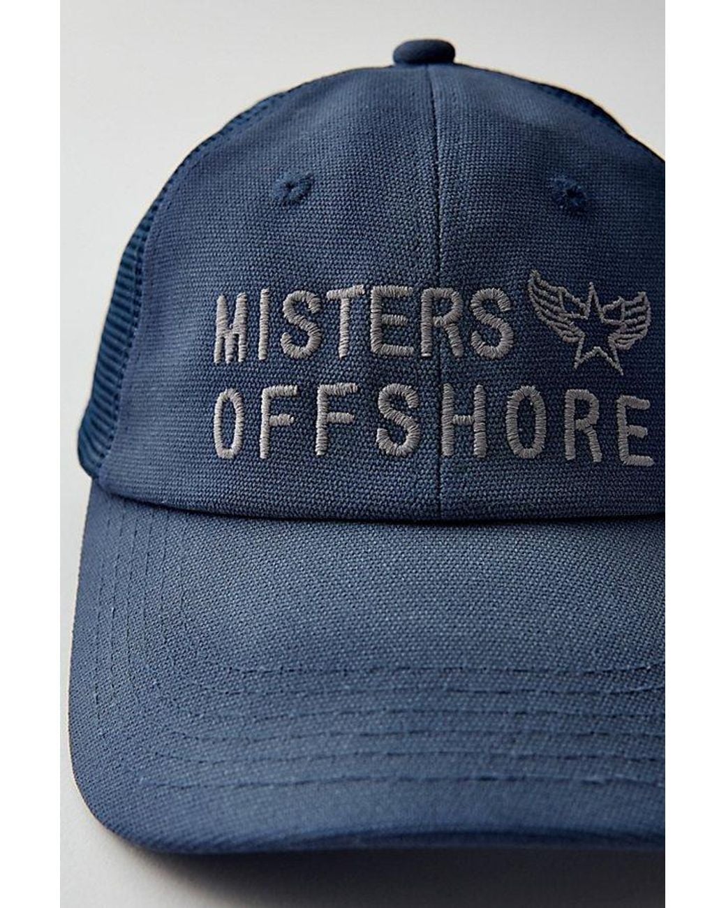 Mister Blue Script Trucker Hat for men