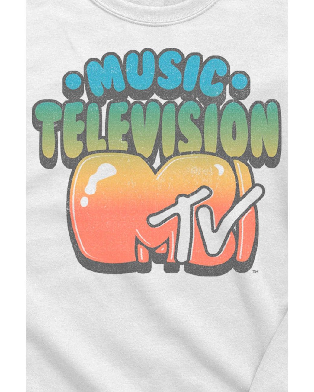 mtv crew neck sweatshirt