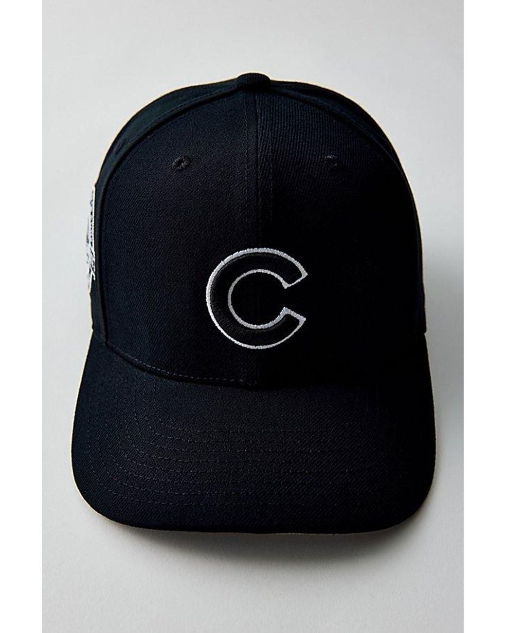 Mitchell & Ness Black Mlb Chicago Cubs Panda Pro Snapback Hat for men
