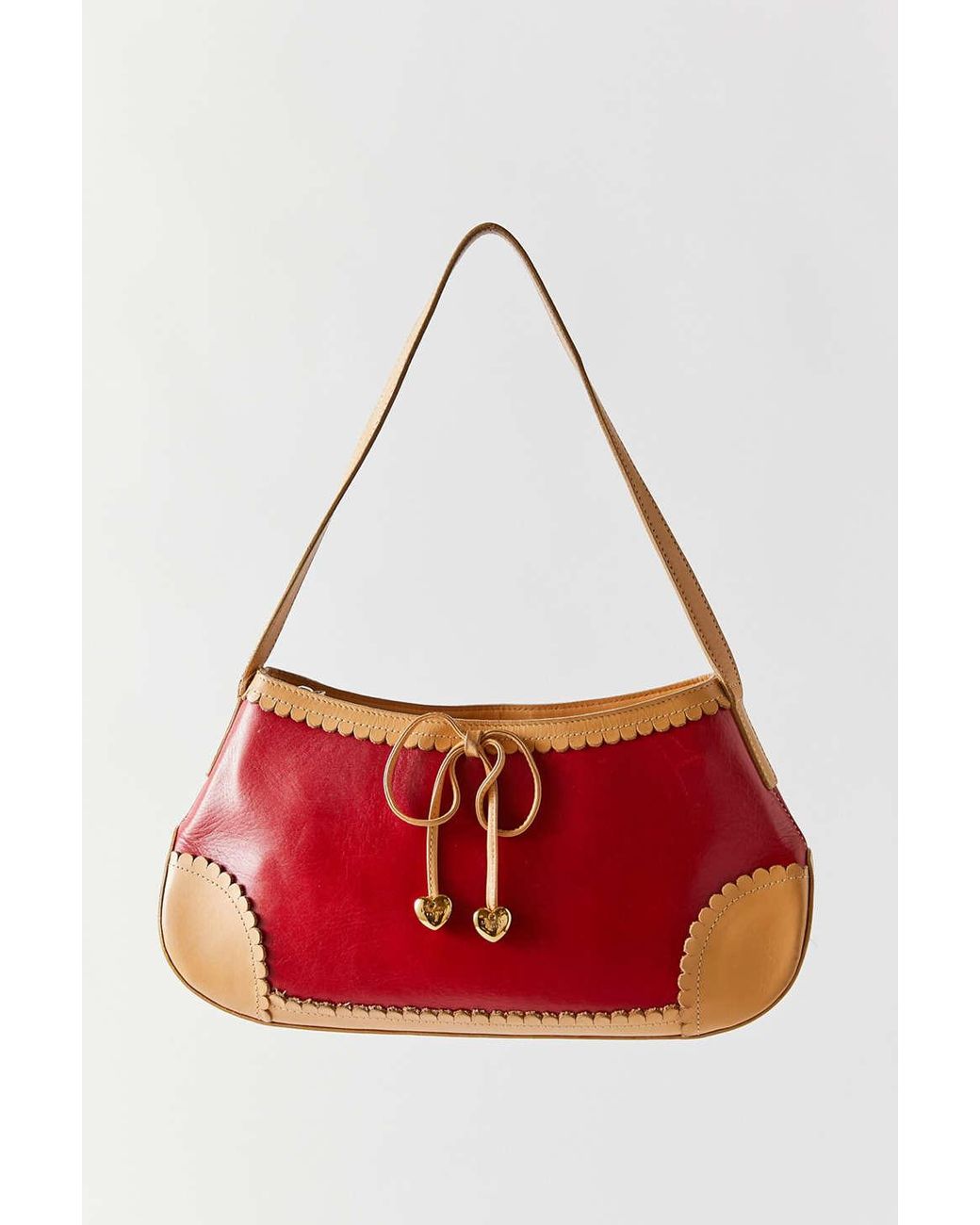 Urban Outfitters Vintage Y2k Scallop Edge Purse in Red Lyst