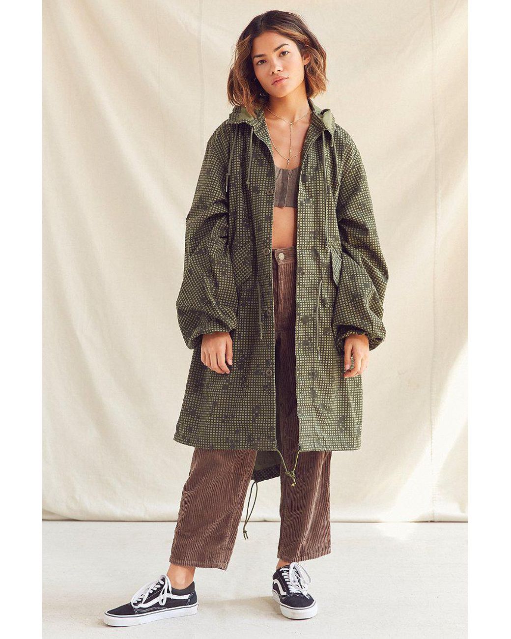 Urban Outfitters Vintage Night Desert Camo Parka Jacket in Green | Lyst