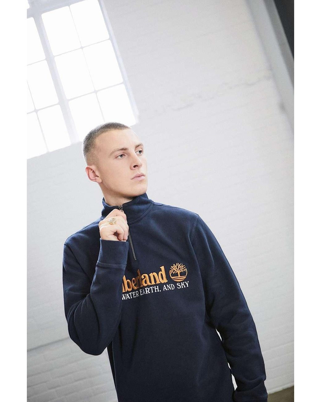 Timberland half store zip pullover