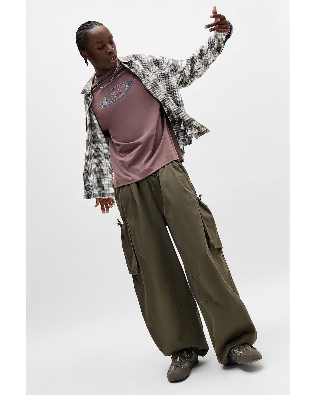 Oakley Brown Uo Exclusive Metal Ellipse Tee for men