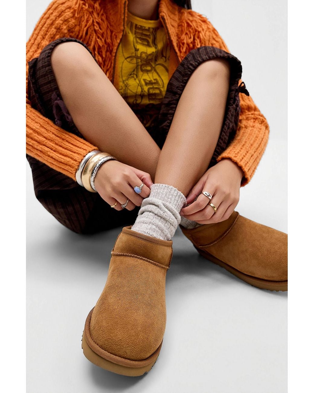 Ugg Black Chestnut Ultra-mini Boots