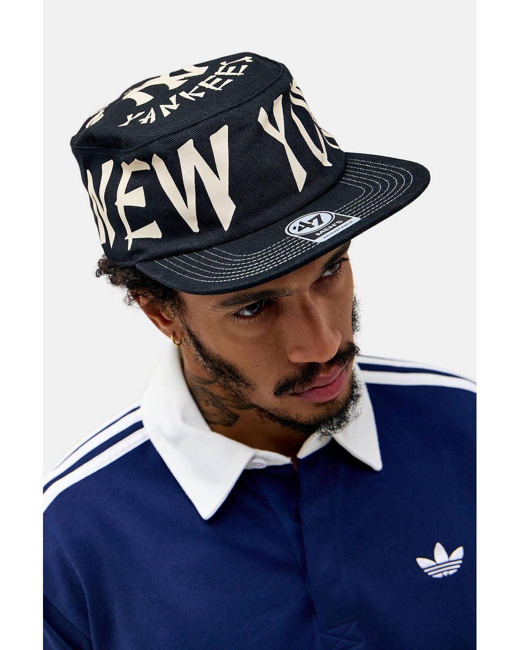 '47 Blue Uo Exclusive Graphic Painters Cap for men