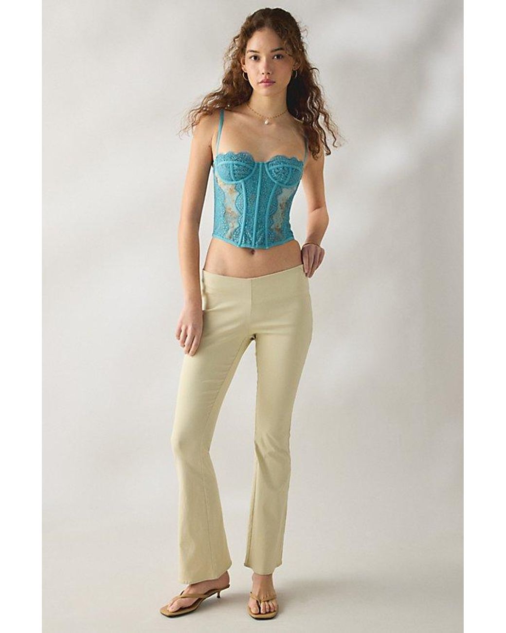 Out From Under Blue Modern Love Corset