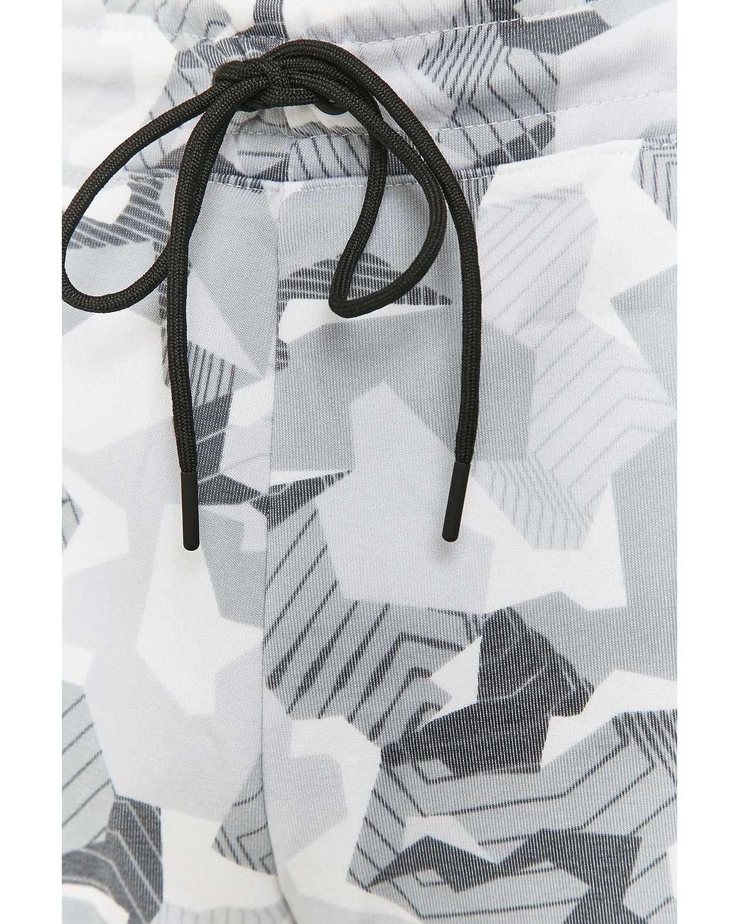 nike tech fleece camo joggers in white