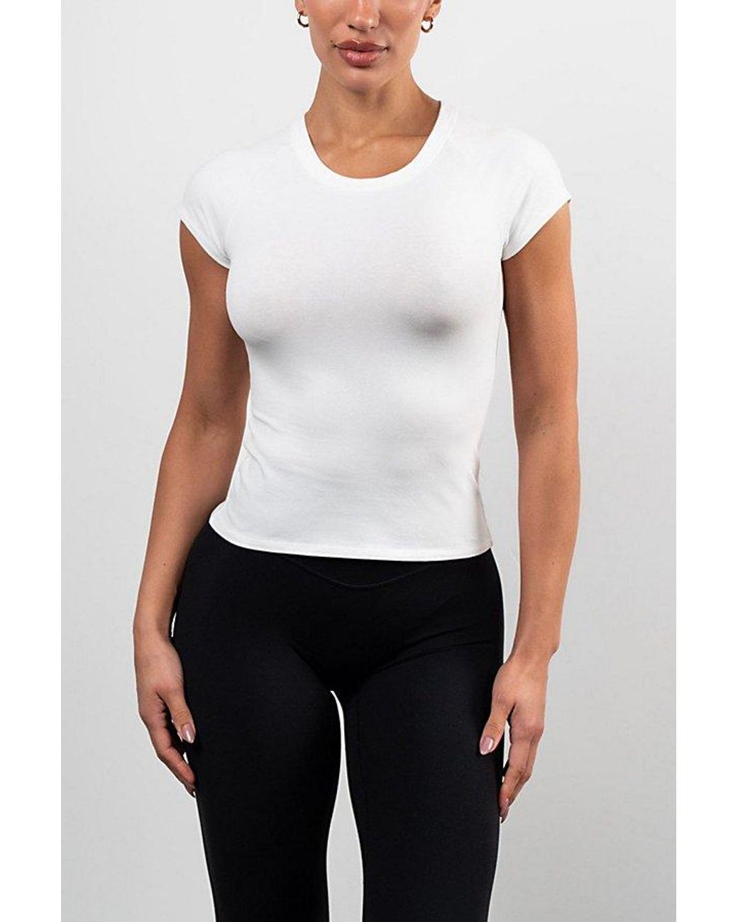 Vitaly White Basis Raglan Tee
