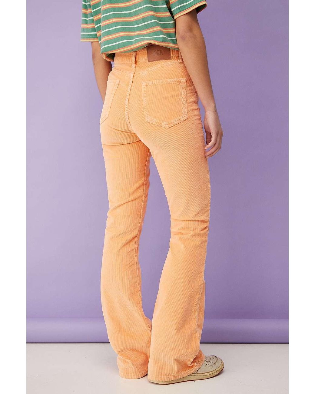 BDG Tangerine Corduroy High-waist Flare 