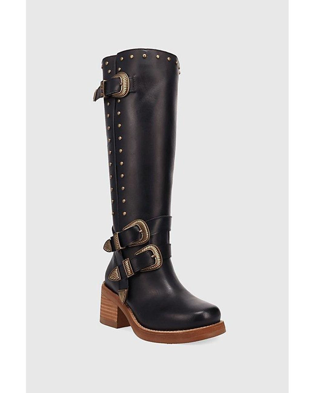 Dingo Black Fillmore Leather Boot