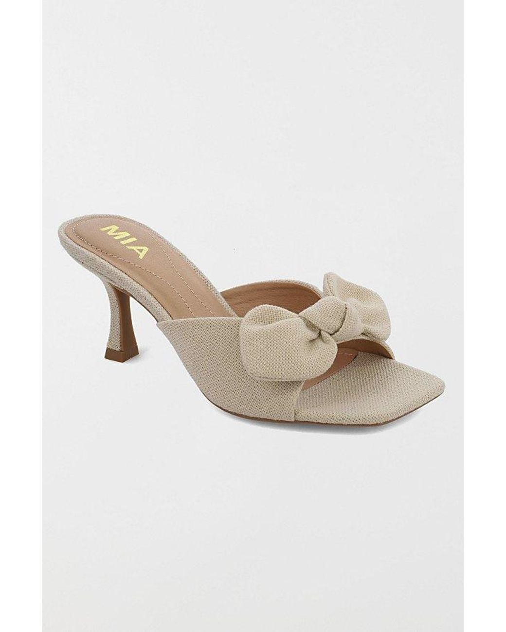 MIA Natural Mia Elyzza Bow Kitten Heel