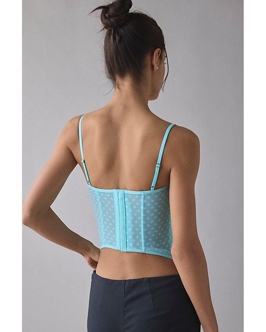 Out From Under Blue Modern Love Corset