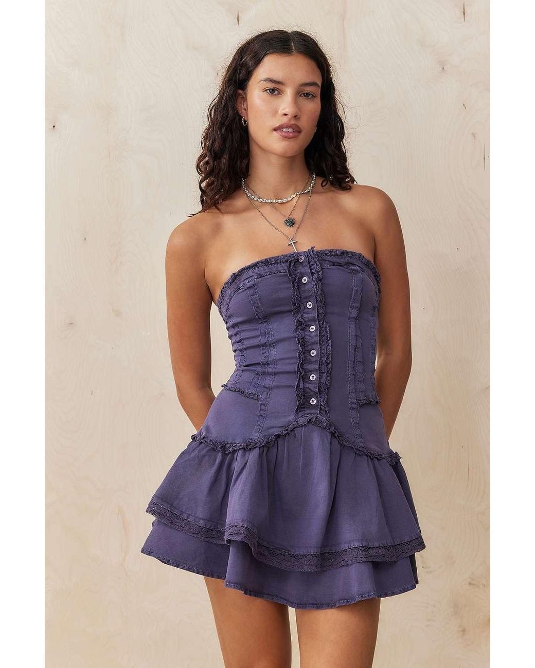 bdg vicki strapless mini dress Victoria Strapless Hourglass Mini Dress
