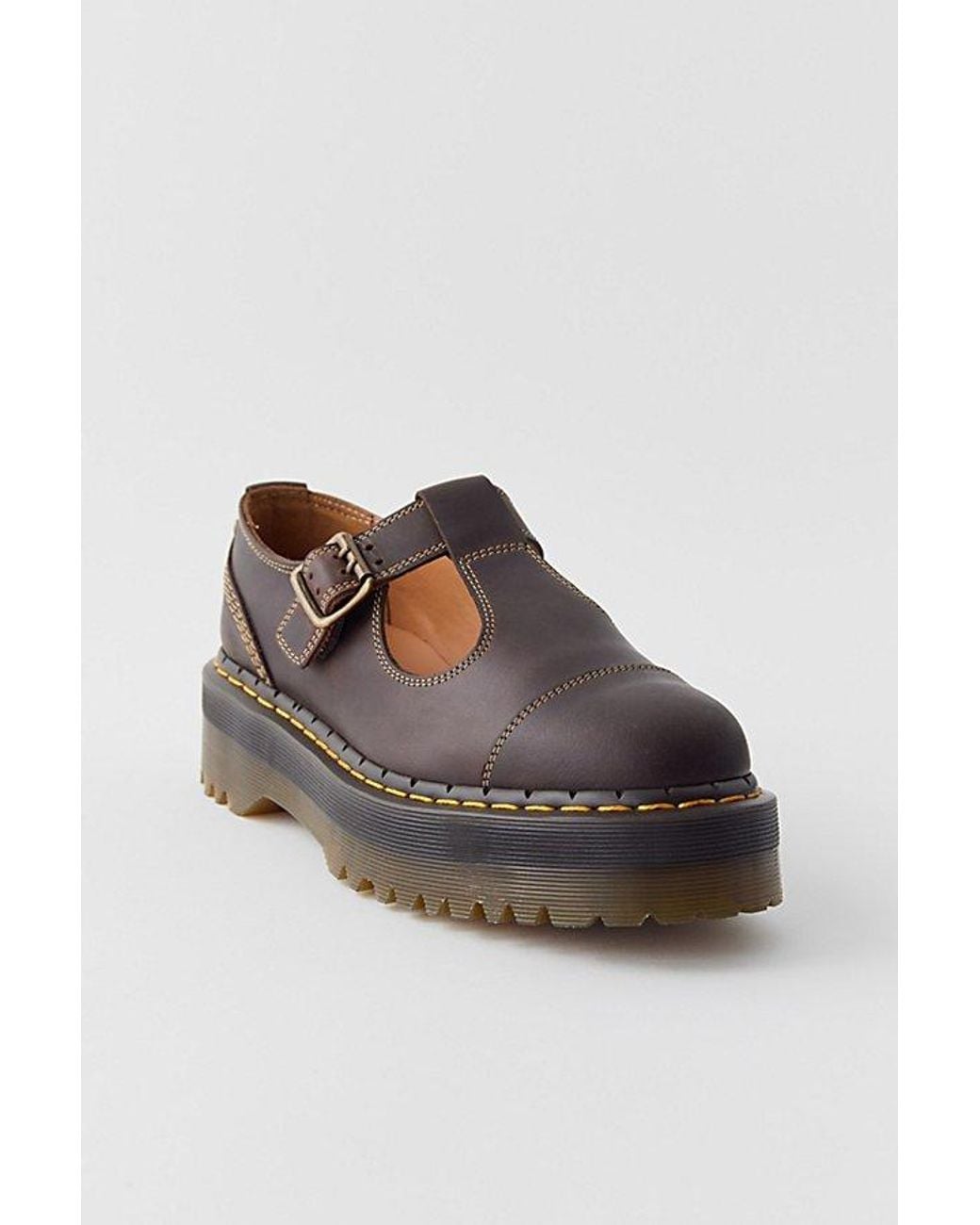 Dr. Martens Bethan Arc Crazy Horse Leather Platform Mary Jane