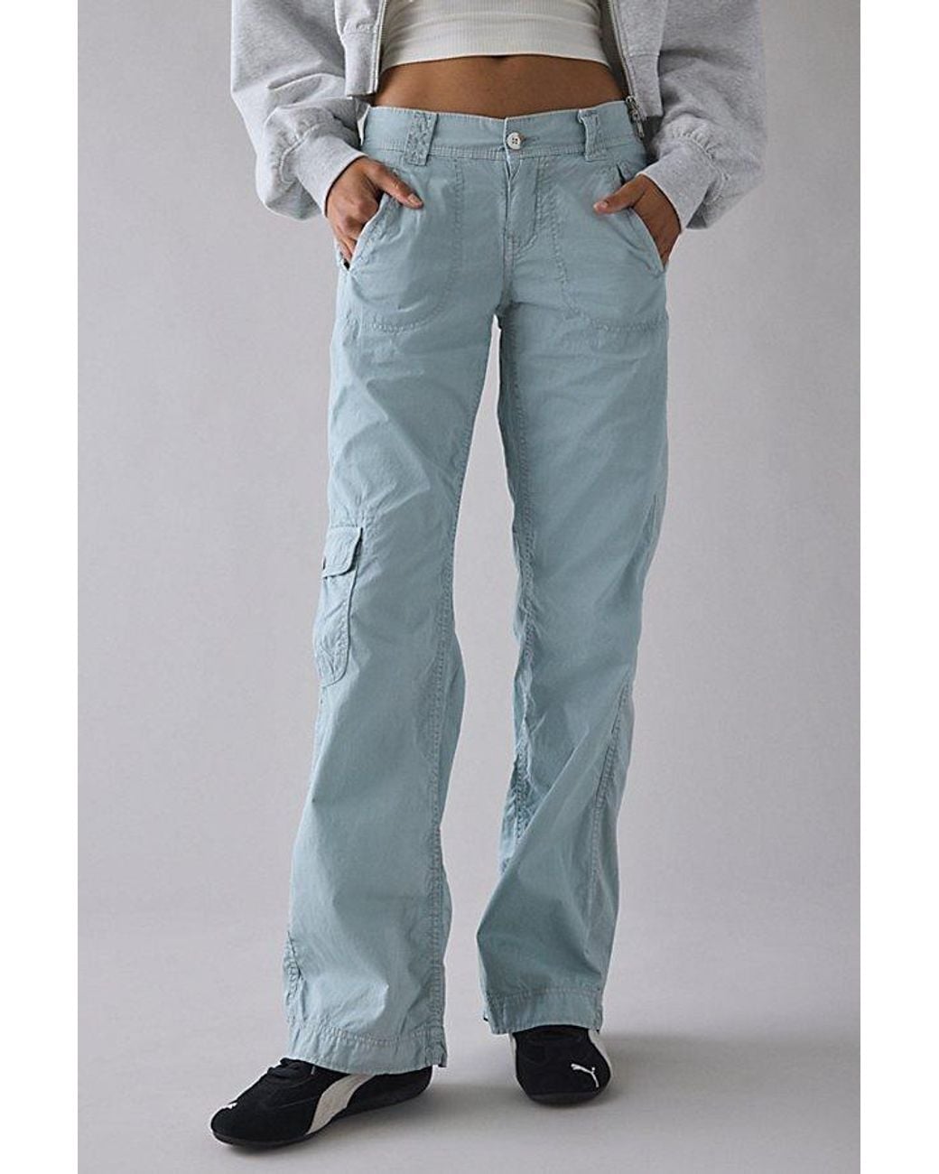 BDG Blue 360 Utility Low-Rise Straight Leg Pant