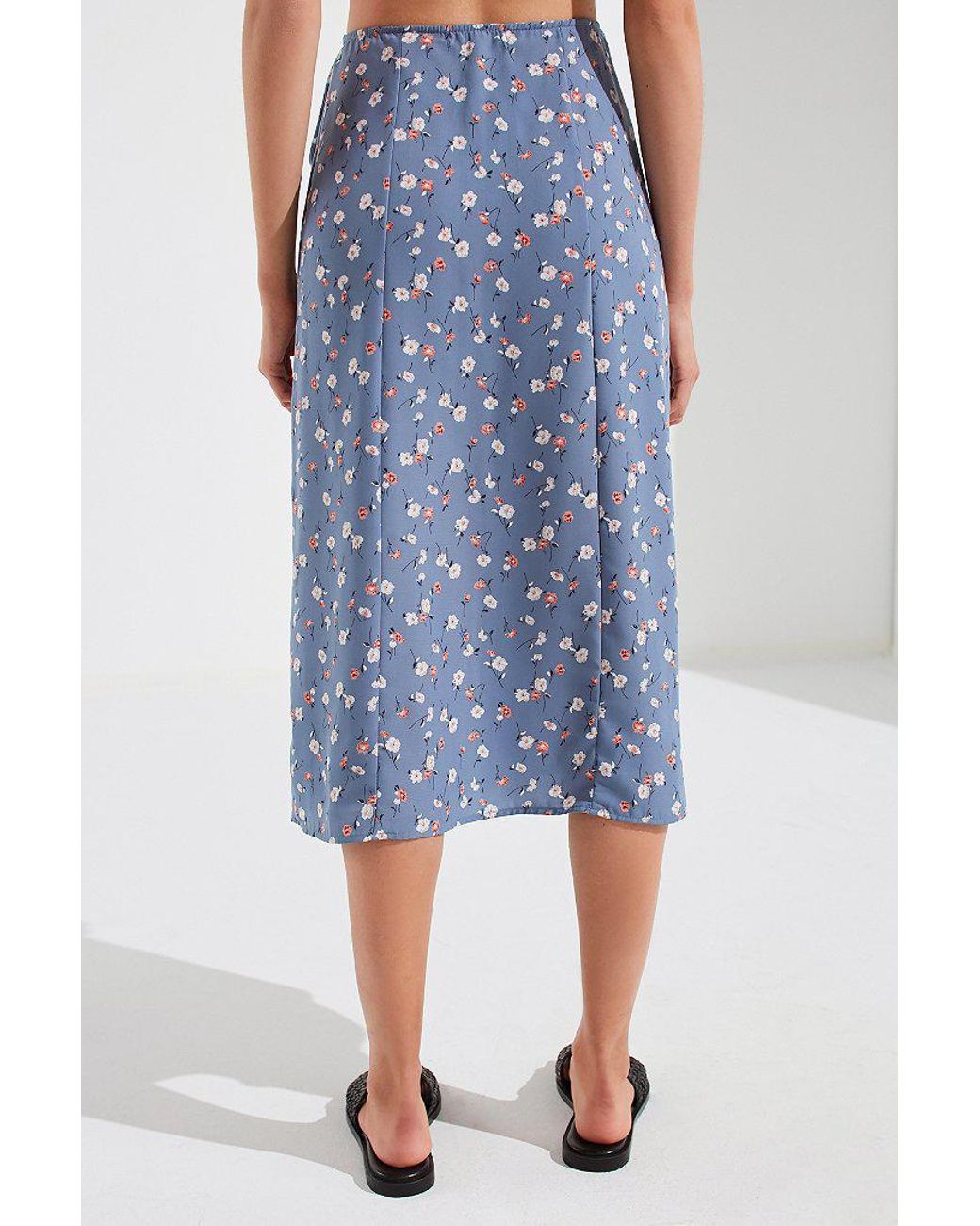 Button down skirt urban cheap