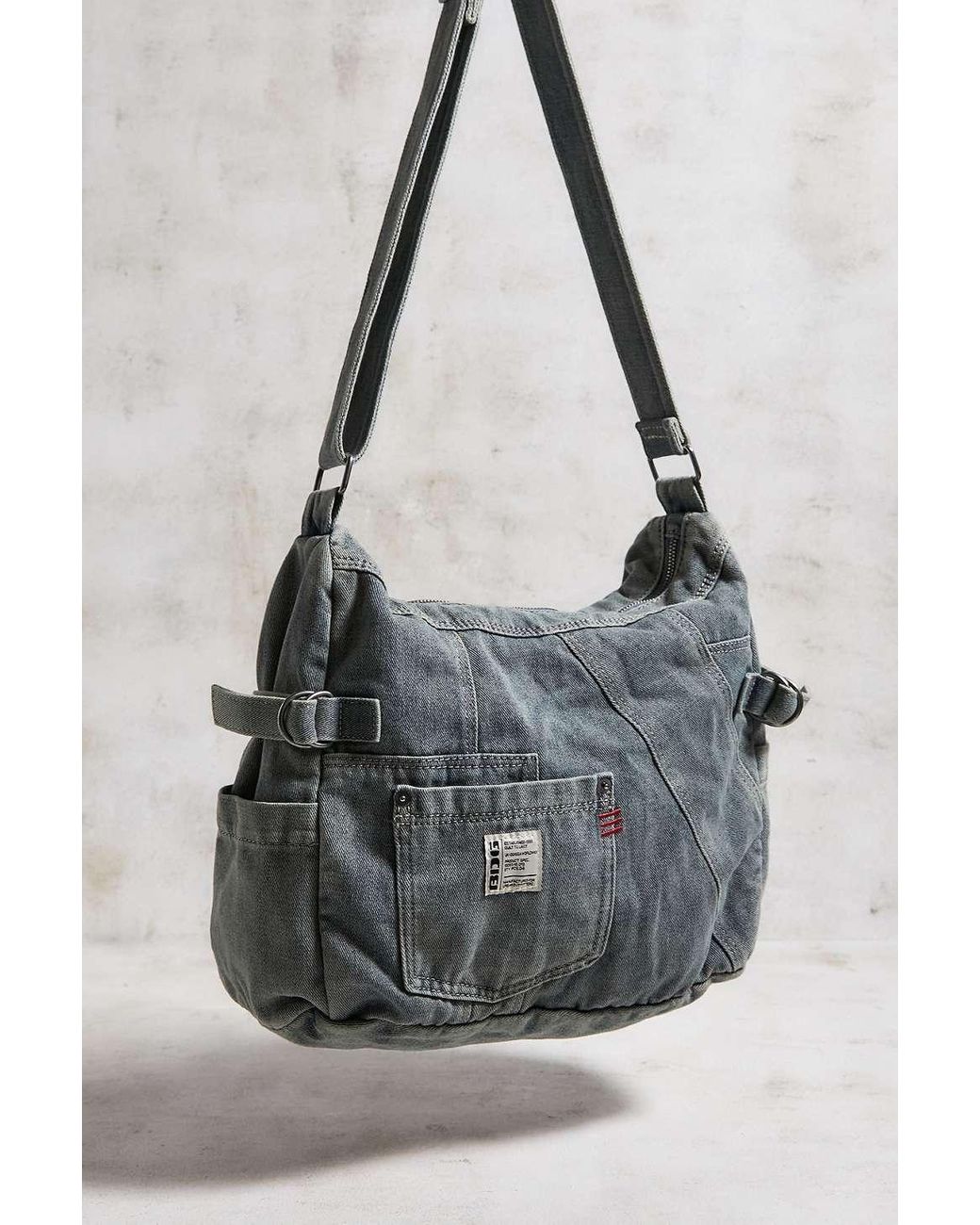 BDG Denim Patchwork Sling Bag in Blue Lyst UK
