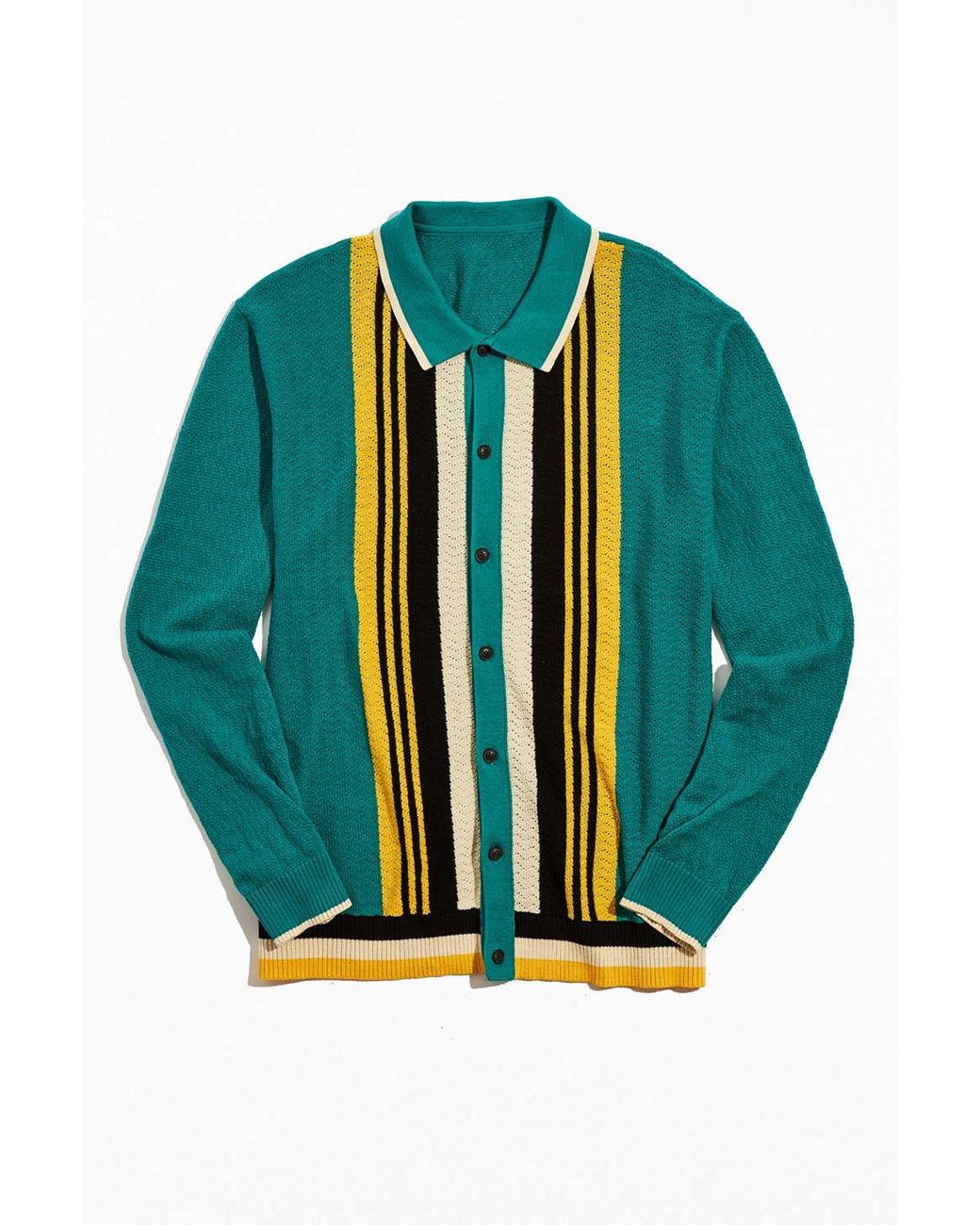 Cotton Uo Button-down Polo Sweater 