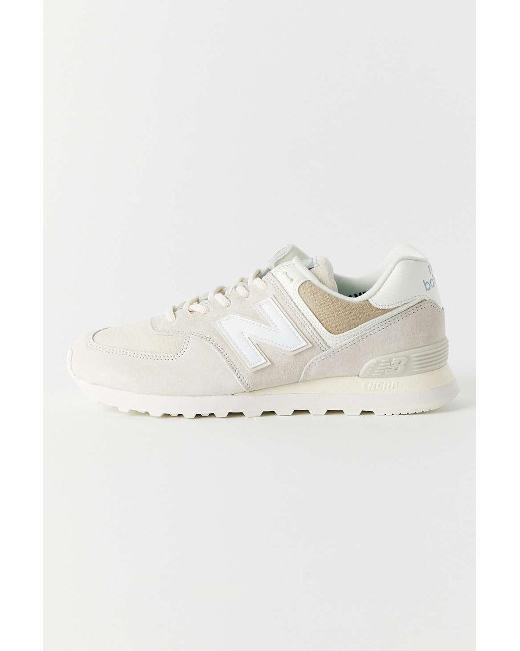 New Balance 574 Summer Sneaker in White | Lyst