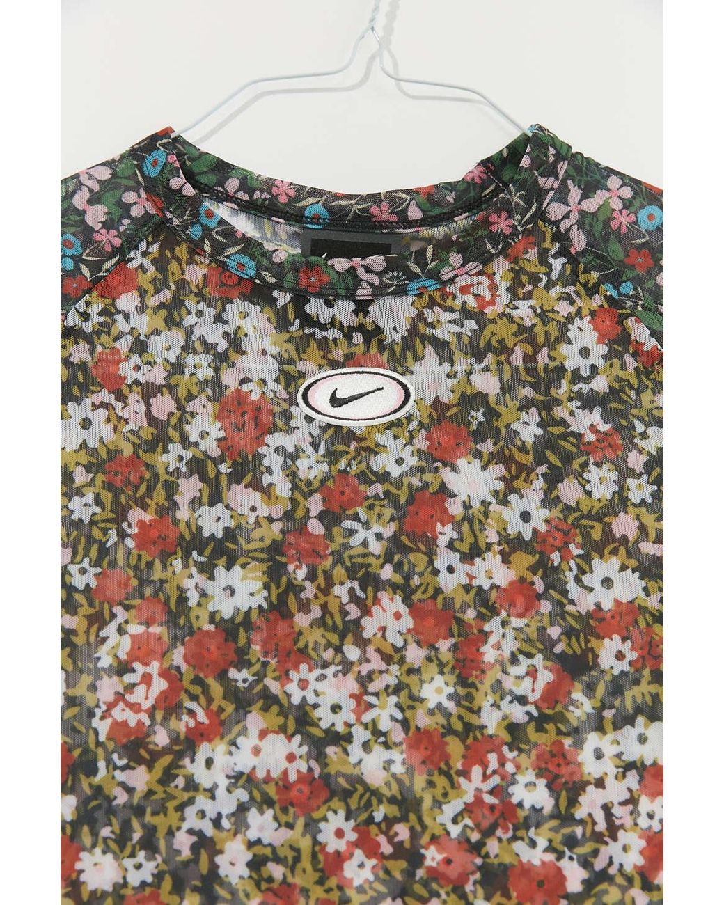 Nike Sportswear Floral Mesh Top | Lyst