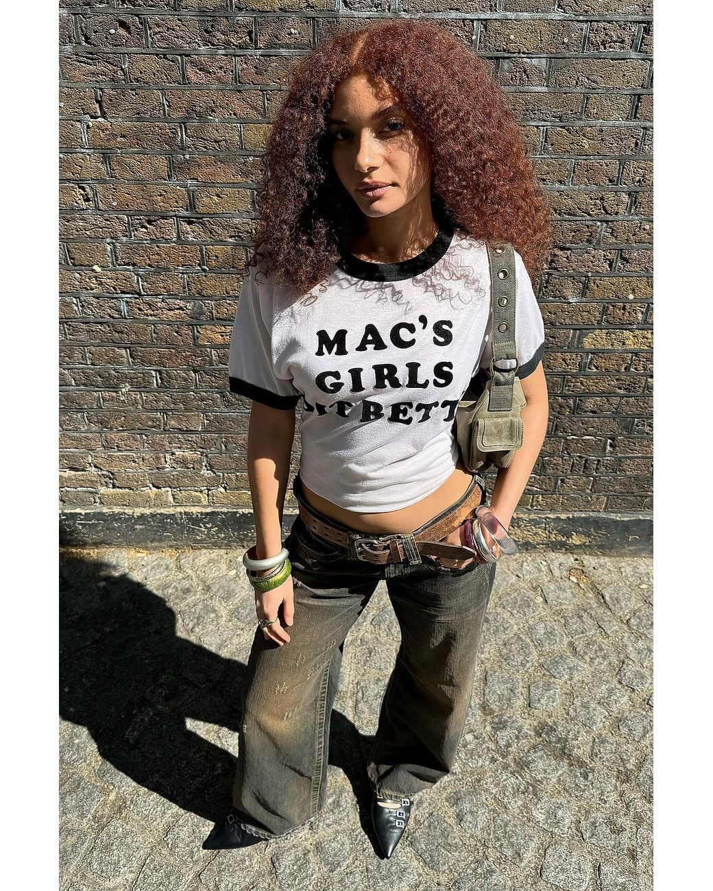 BDG Gray Kayla Lowrider Jeans