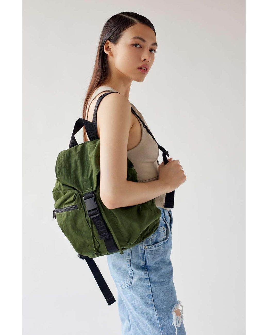 BAGGU Sport Backpack in Green Lyst