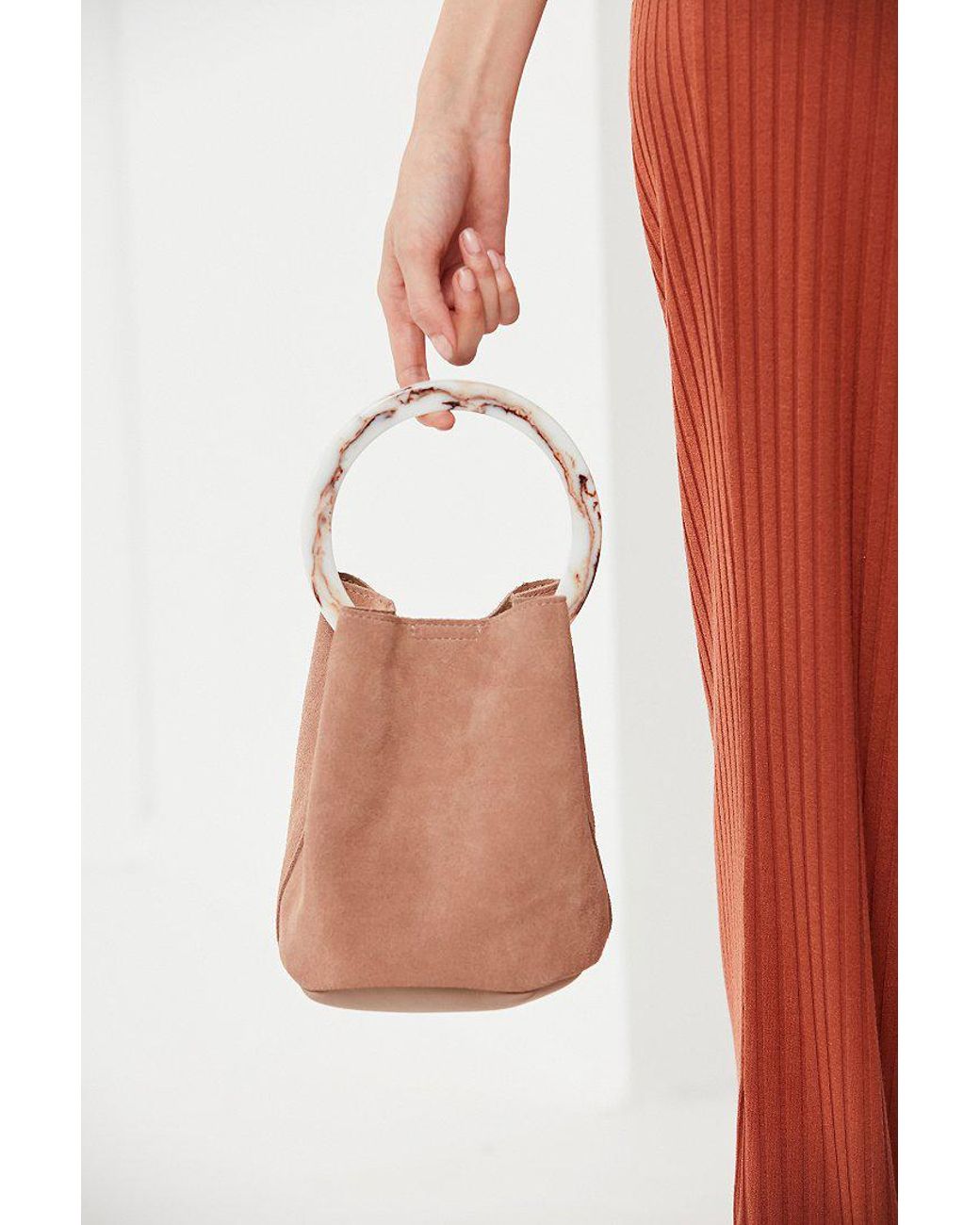 Urban Outfitters Tortoise Ring Handle Bucket Bag in Brown Lyst