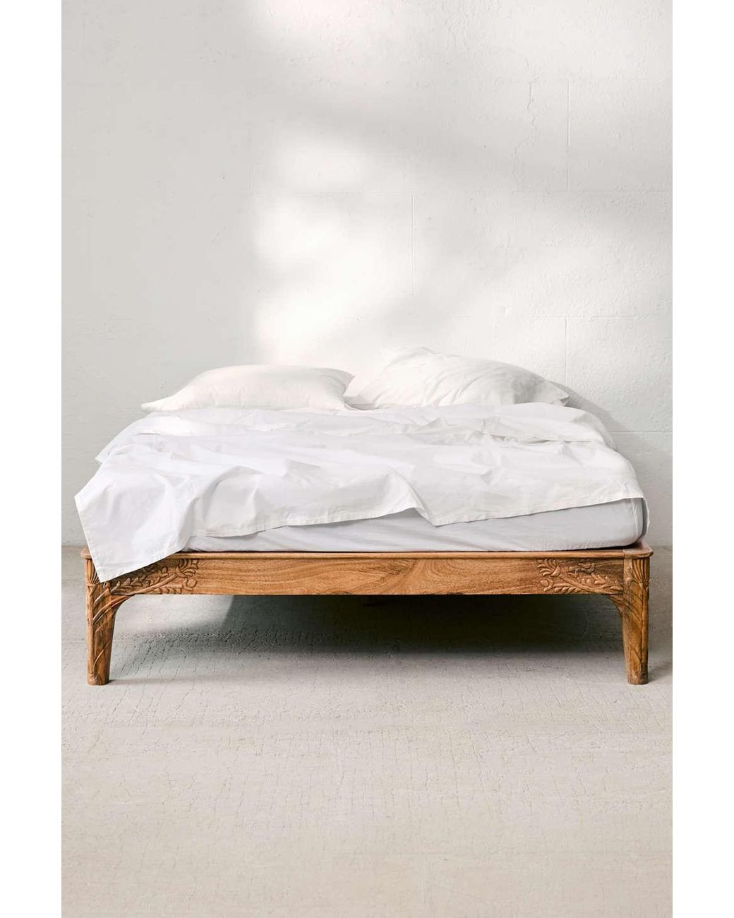 Andrea carved platform bed discount