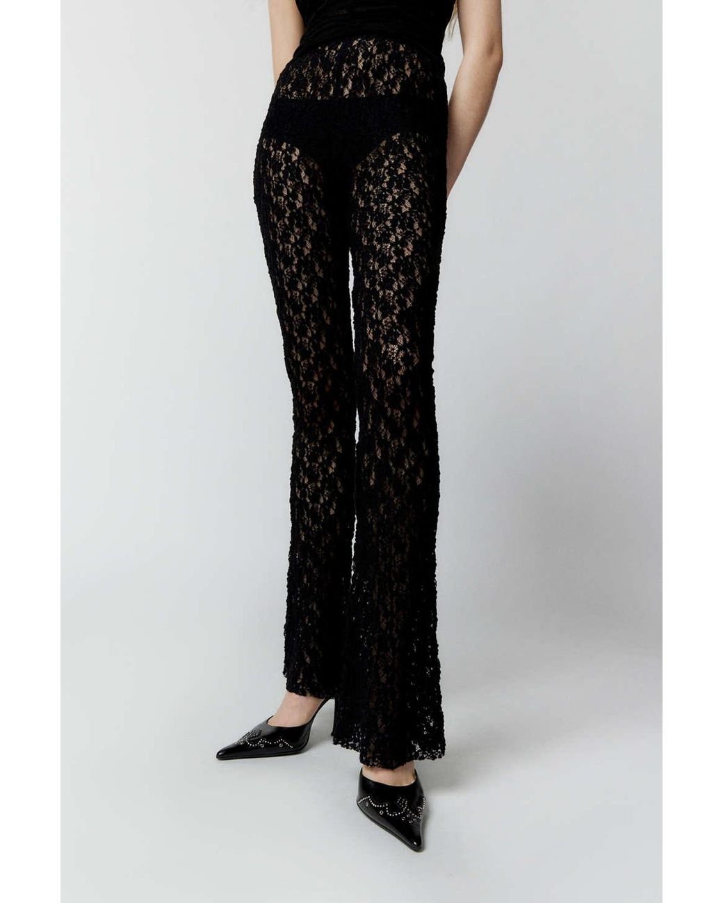 パンツ Eaphi / SHEER LACE PANTS / beige eaphi SHEER LACE PANTS beige 1サイズ