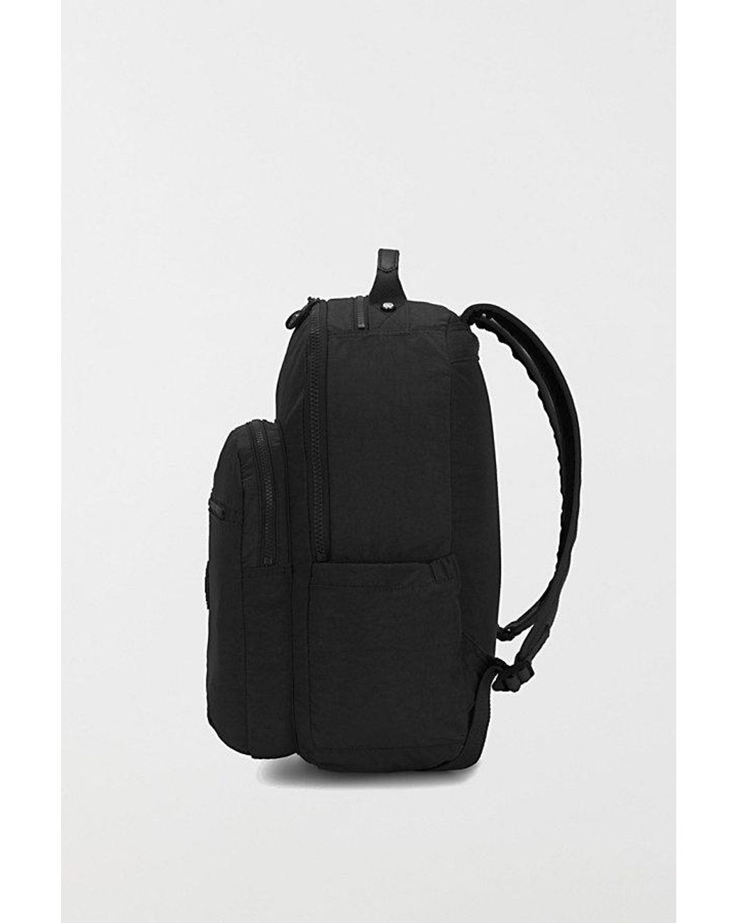Kipling Black Seoul Large Nylon Backpack