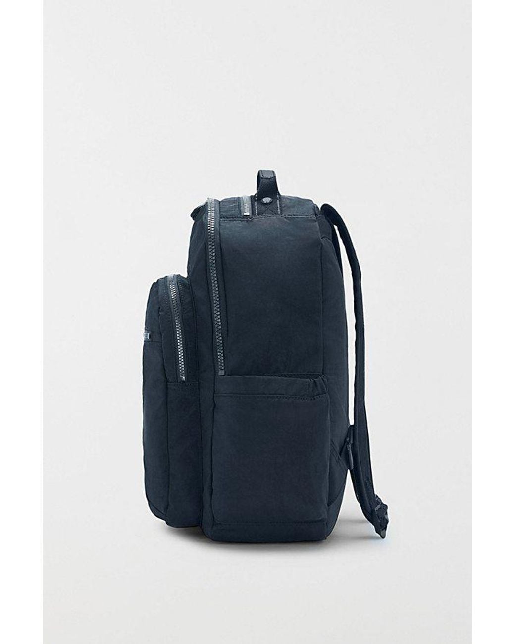 Kipling Blue Seoul Large Nylon Backpack