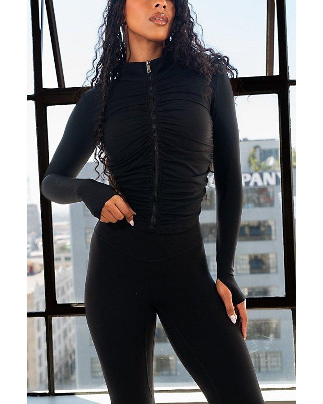 Vitaly Black Cloud Ii Gather Jacket