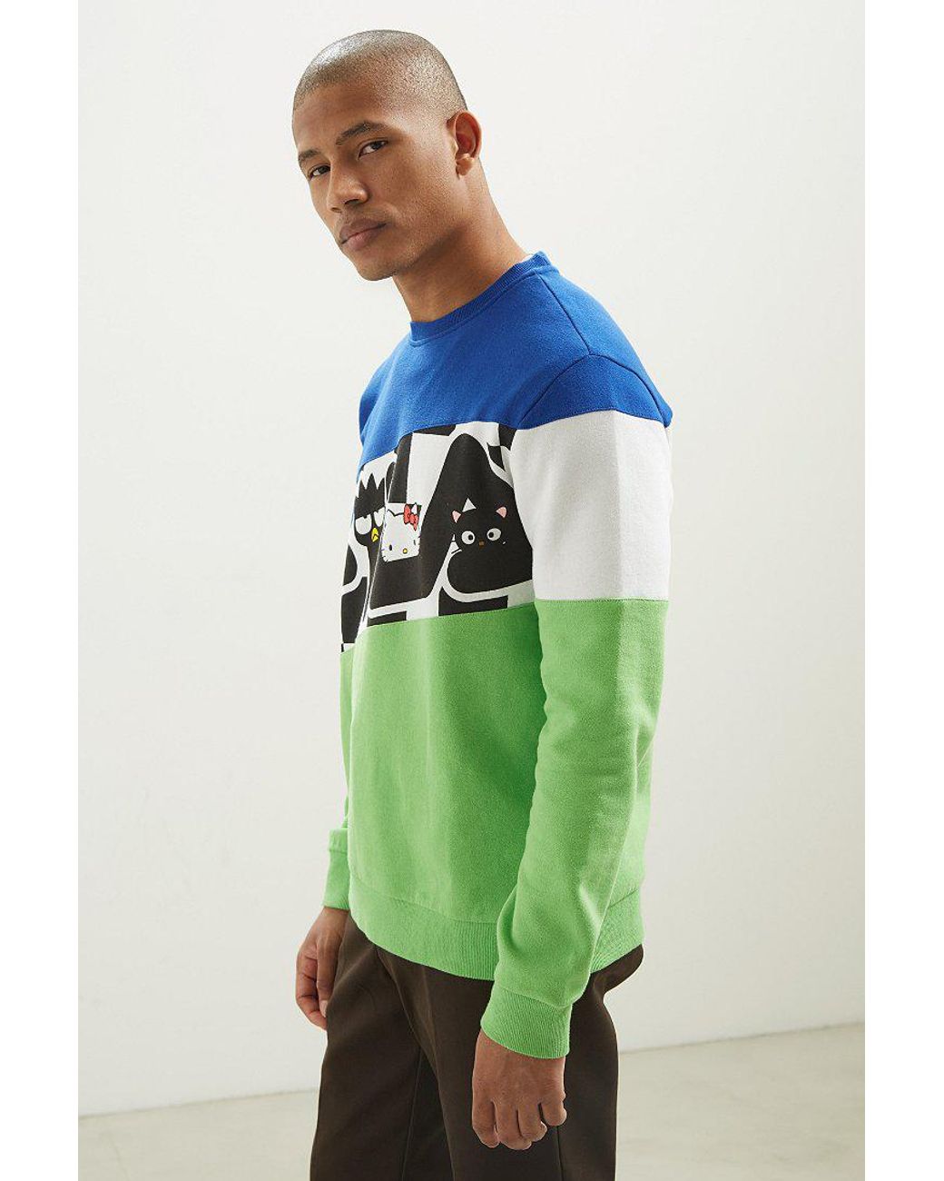 Fila Cotton Fila X Sanrio For Uo Crew Neck Sweatshirt in Navy (Blue) for  Men | Lyst