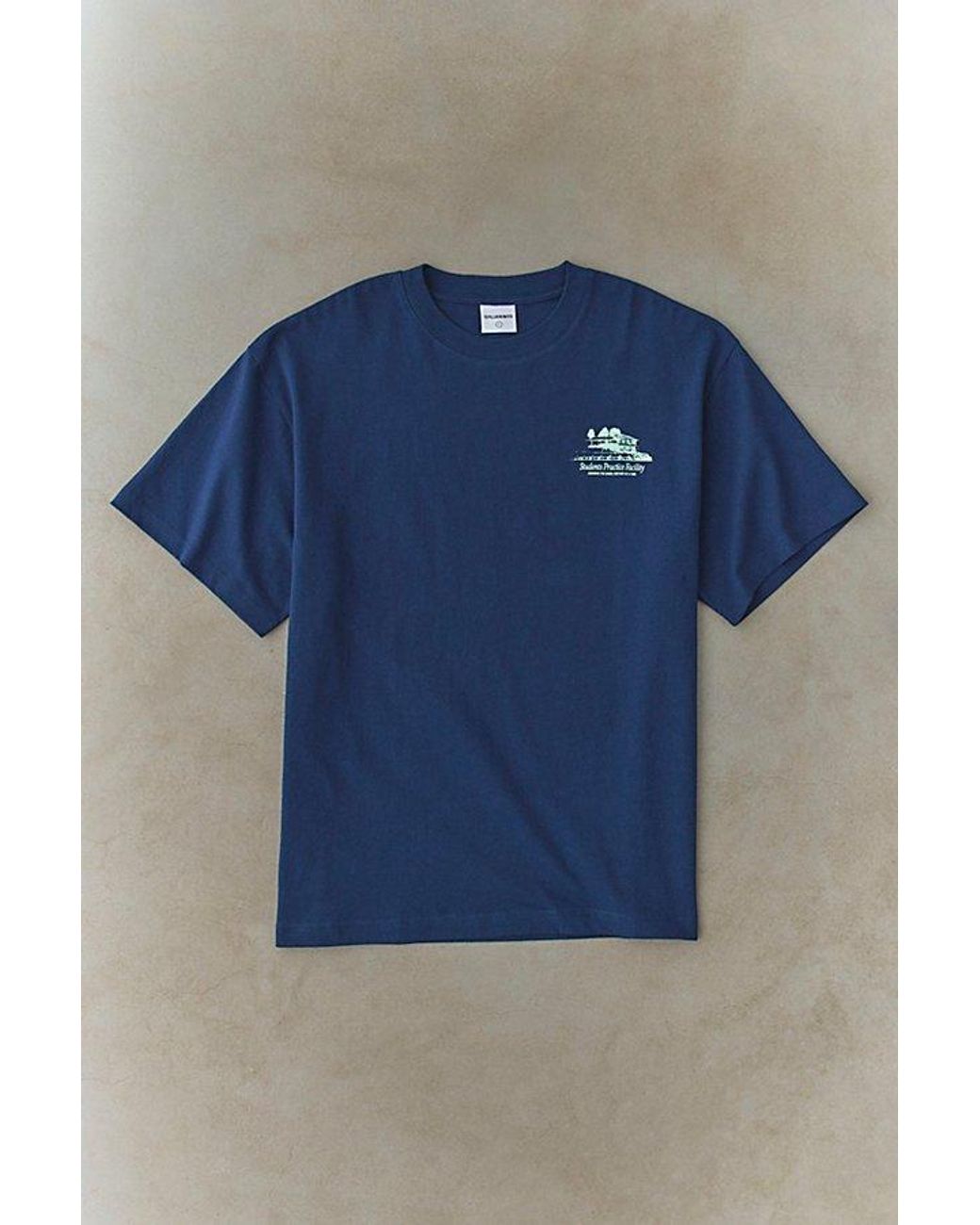 Students Golf Blue Students Practice Facility Graphic Tee for men