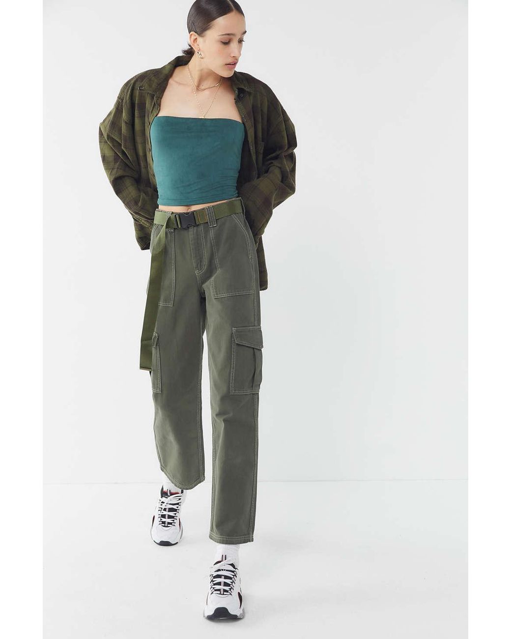 BDG Denim High-rise Contrast Stitch 