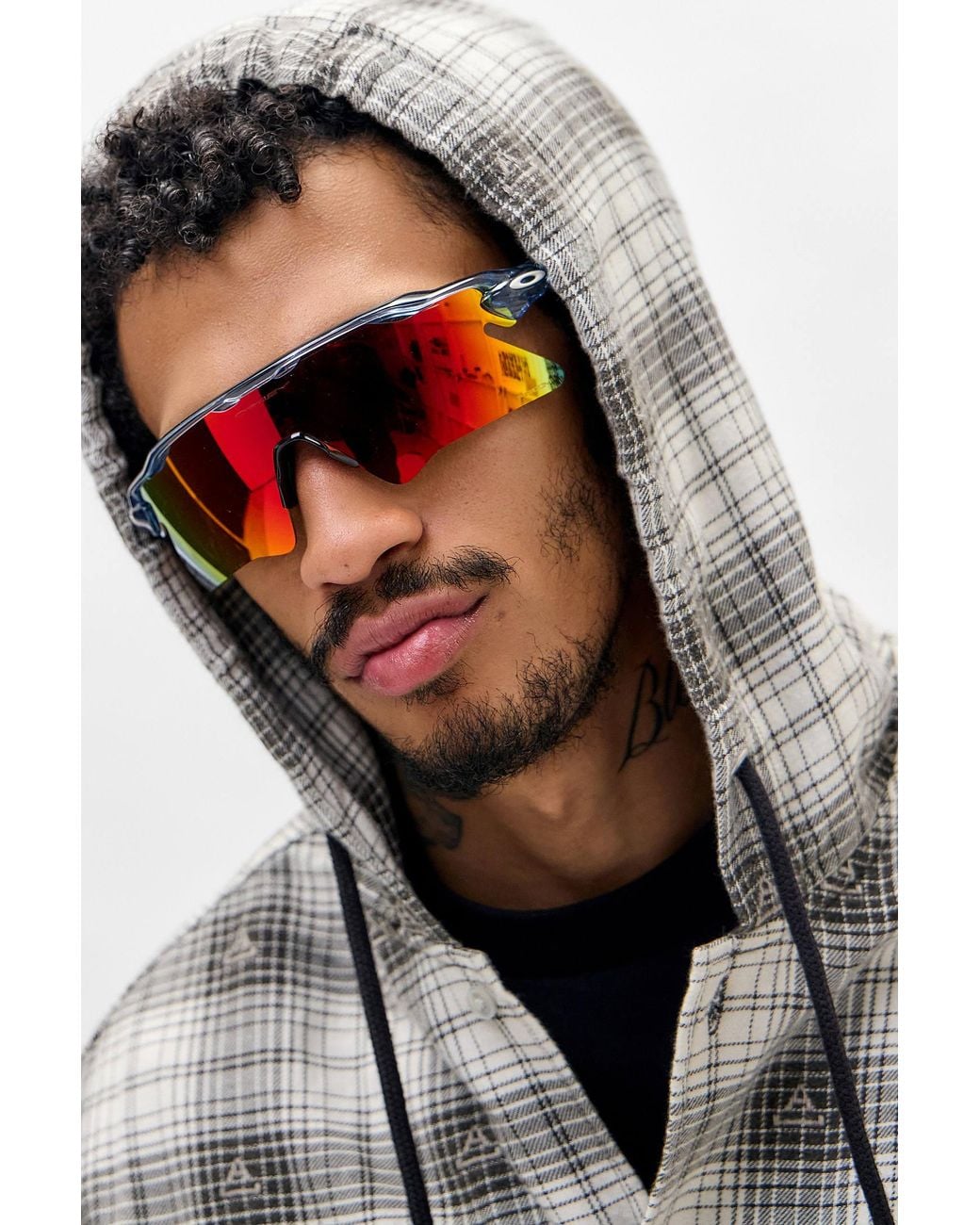 Oakley Gray Radar Ev Heater Abyss Sunglasses for men